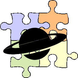 jigsaw puzzle planetarium graphic