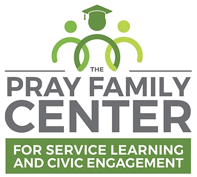 Pray Family Center for Service Learning and Civic Engagement logo