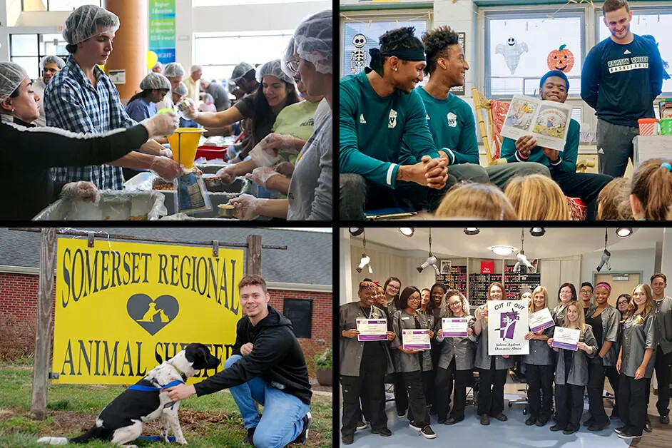 Community College Students Earn Credits While Serving the Community!