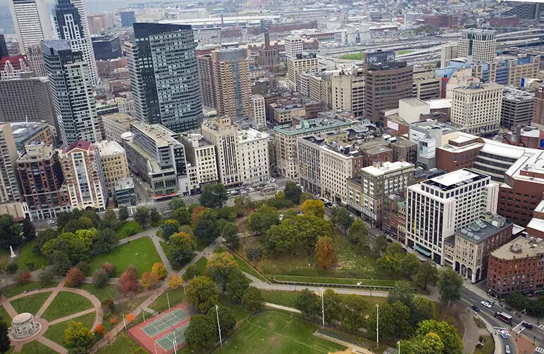 emerson college view from above