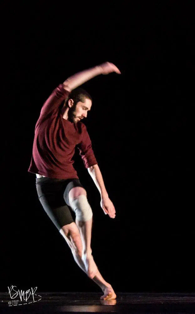 nathan forster jumping in dance