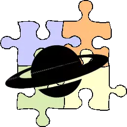 jigsaw puzzle planetarium graphic