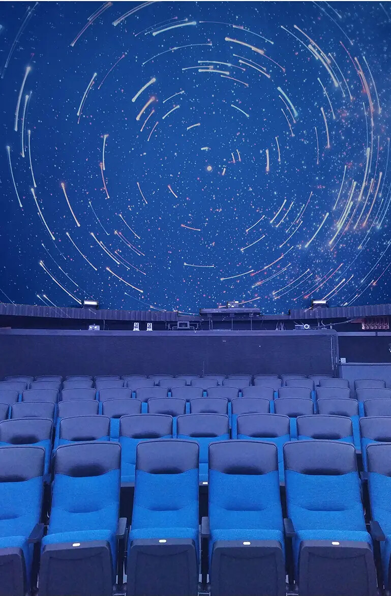seating inside the planetarium