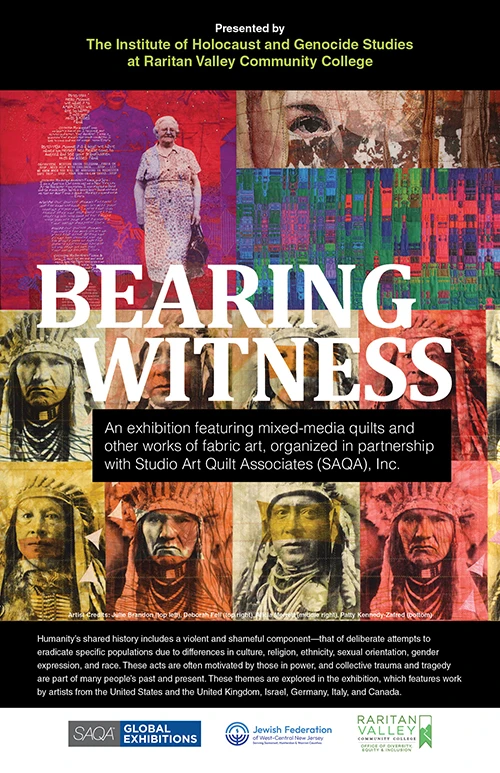 Poster of Bearing Witness exhibit