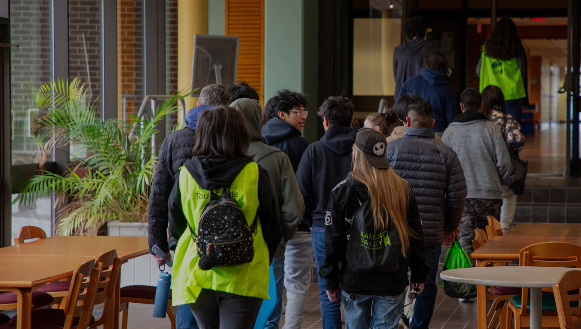 Group of people on a tour of RVCC