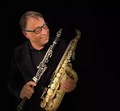 george michel with clarinet and sax