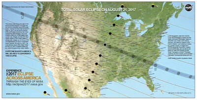 solar eclipse line of totality map