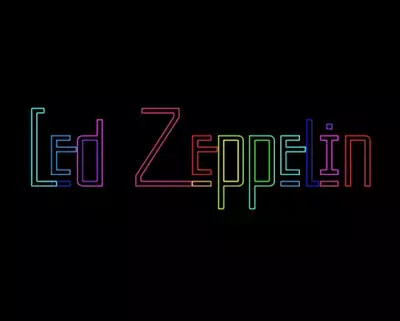 led zeppelin laser image